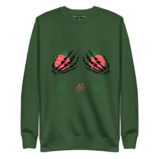 Christmas season skeleton Unisex Premium Sweatshirt