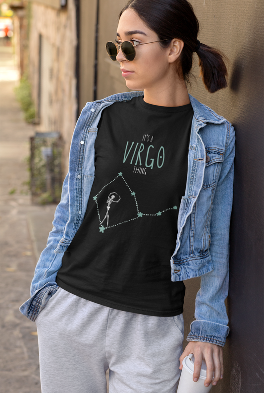 Zodiac Virgo constellation Short sleeve t-shirt