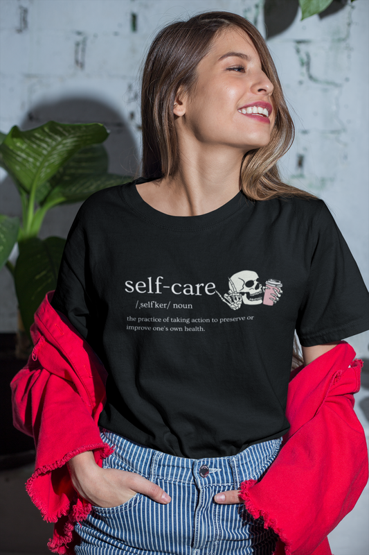 Selfcare Short sleeve t-shirt streetwear and loungewear